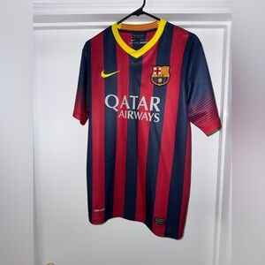 Large Nike Dri-Fit Barcelona Lionel Messi Soccer Jersey